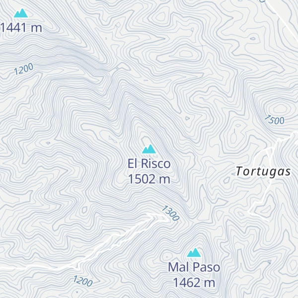 Map of El Risco