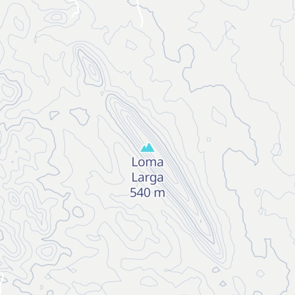 Map of Loma Larga