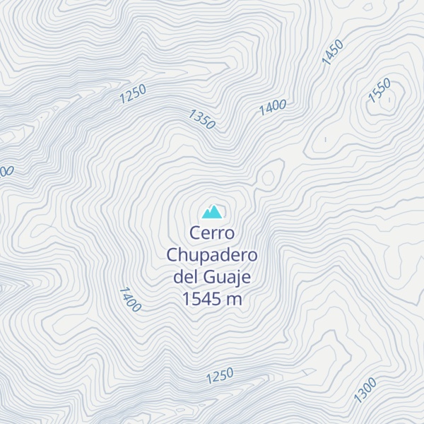 Map of Cerro Chupadero del Guaje