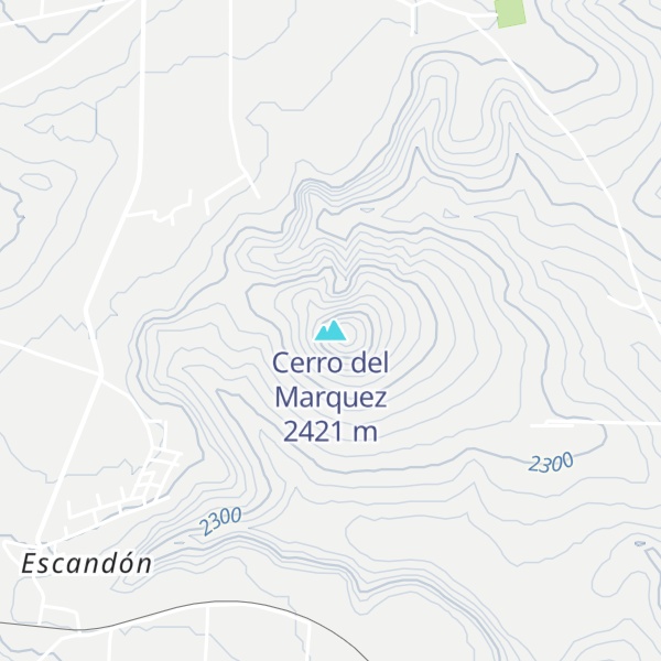 Map of Cerro del Marquez
