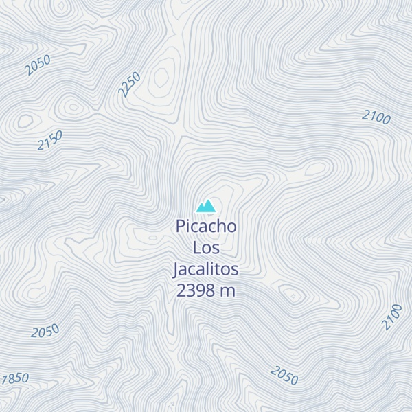 Map of Picacho Los Jacalitos