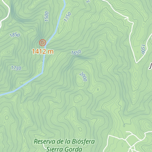 Map of Cerro Grande