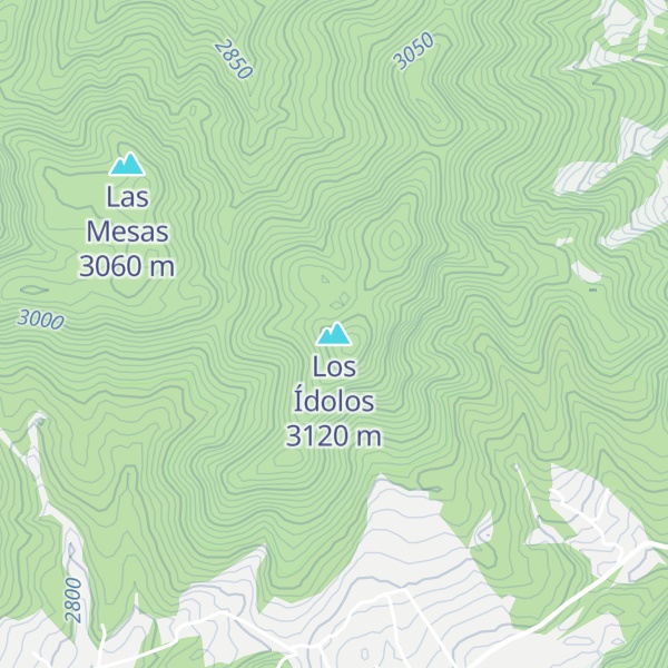 Map of Los Ídolos