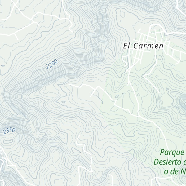Map of Llano del Cipres