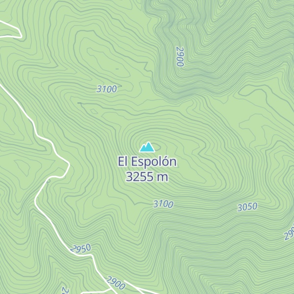 Map of El Espolón