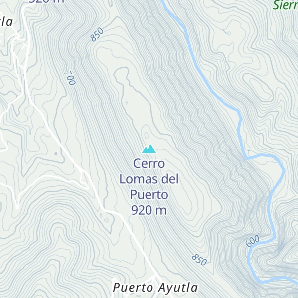 Map of Cerro Lomas del Puerto