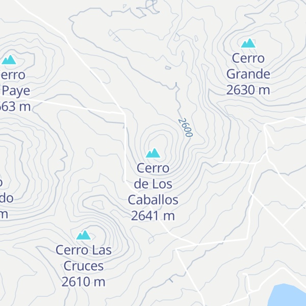 Map of Cerro de Los Caballos