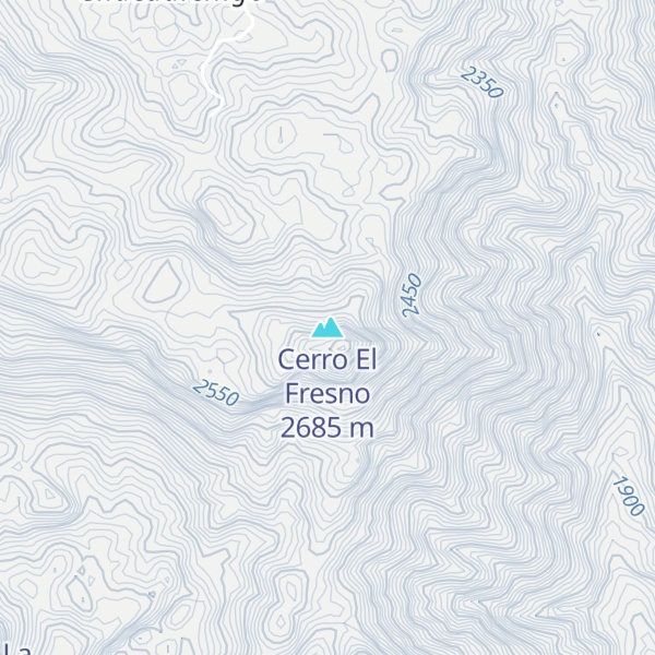 Map of Cerro El Fresno
