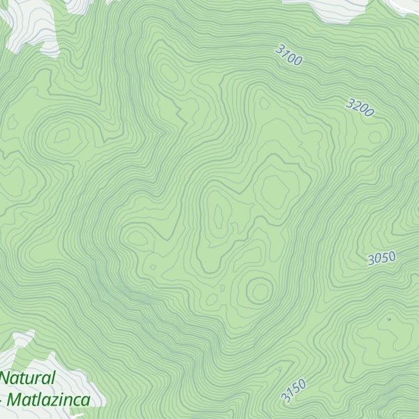 Map of Cerro Tenango
