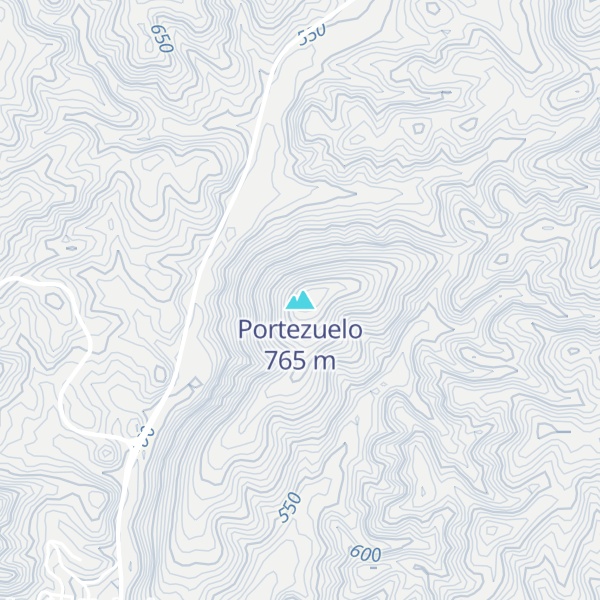 Map of Portezuelo