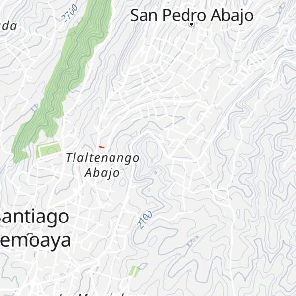 Map of Cerro Melesio