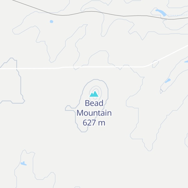 Map of Bead Mountain