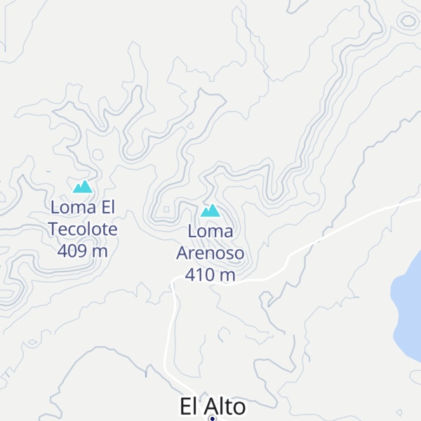 Map of Loma Arenoso