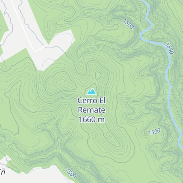 Map of Cerro El Remate