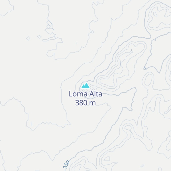 Map of Loma Alta