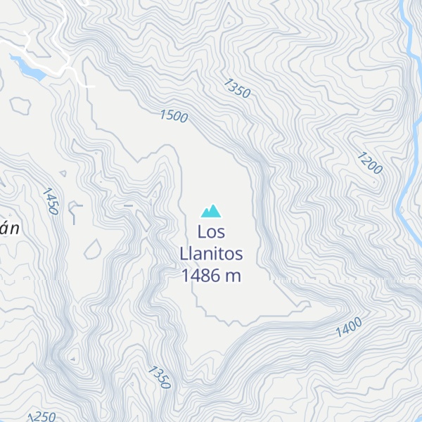 Map of Los Llanitos