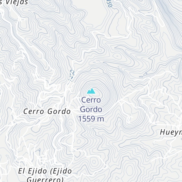 Map of Cerro Gordo