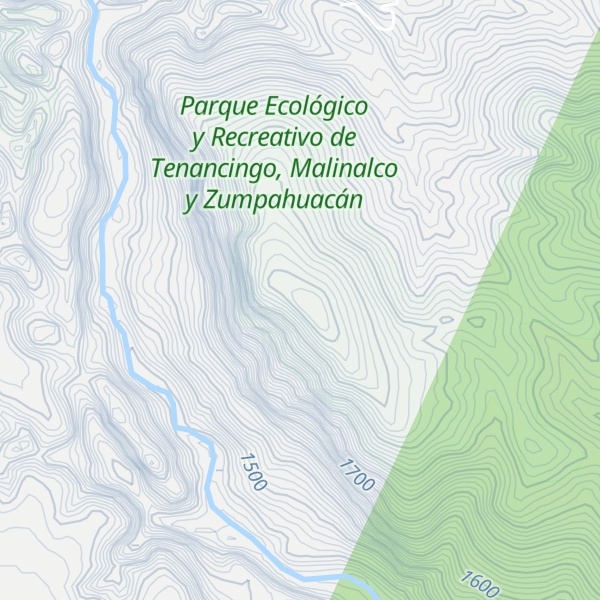 Map of Cerro San Jerónimo