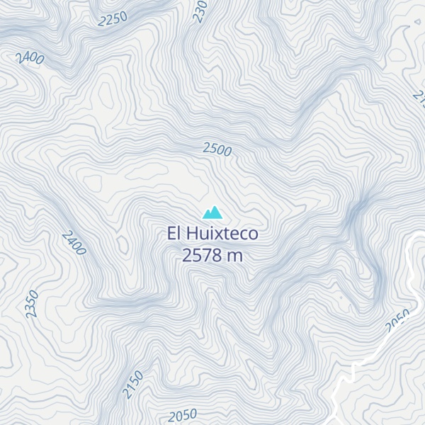 Map of El Huixteco