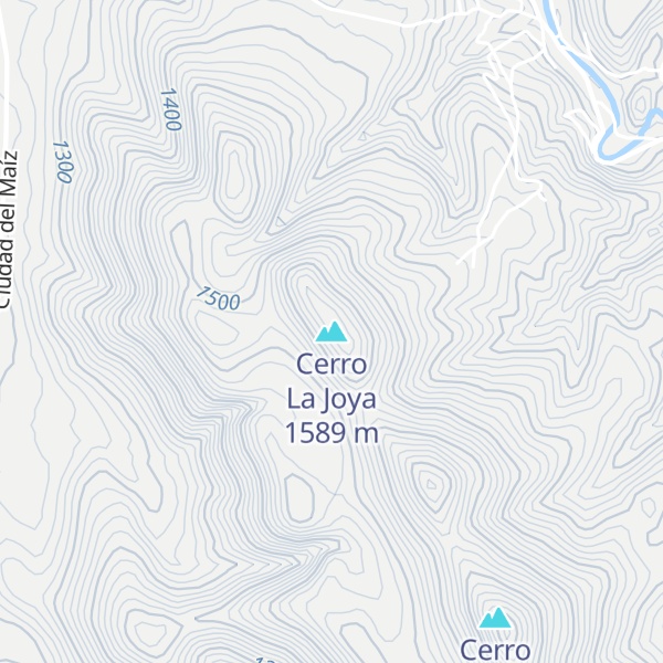 Map of Cerro La Joya