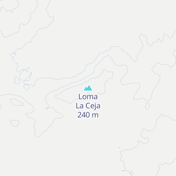 Map of Loma La Ceja