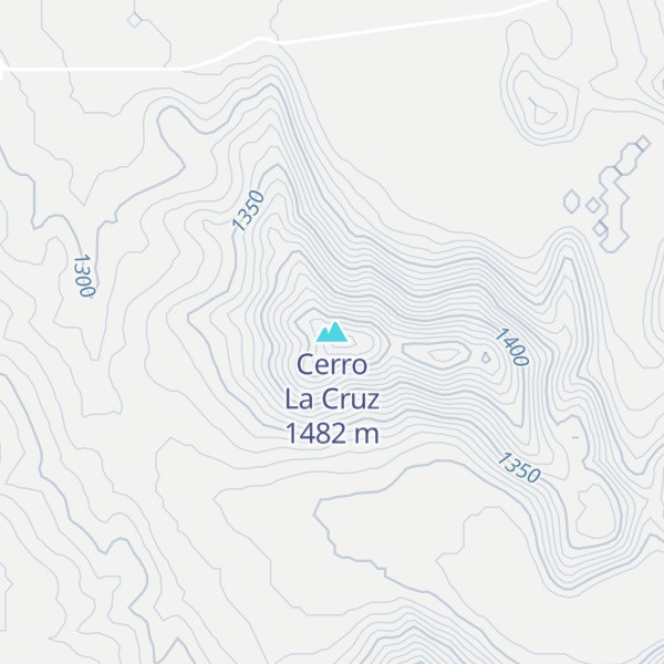 Map of Cerro La Cruz