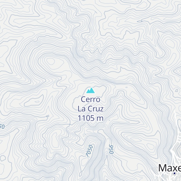 Map of Cerro La Cruz
