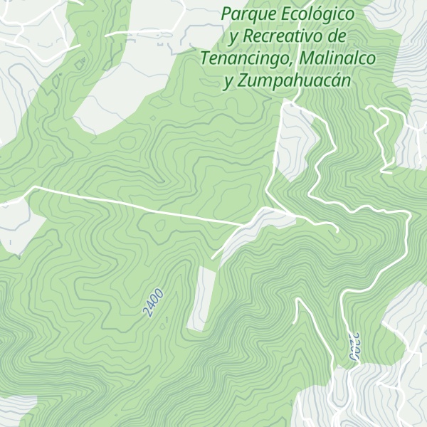 Map of Peña Rayada