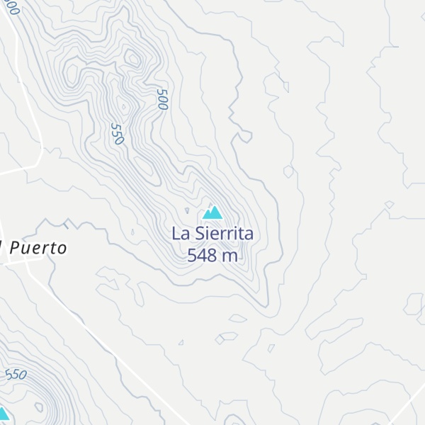 Map of La Sierrita