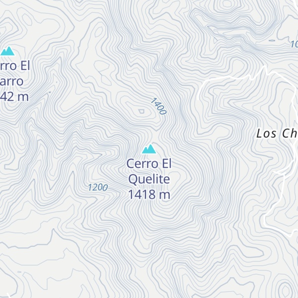 Map of Cerro El Quelite