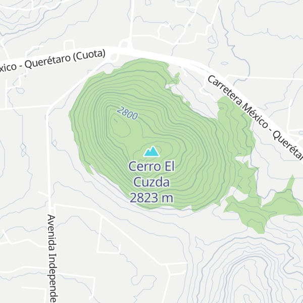 Map of Cerro El Cuzda