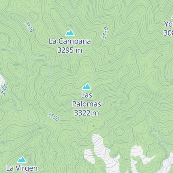 Map of Las Palomas