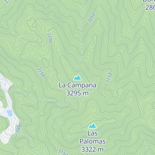 Map of La Campana