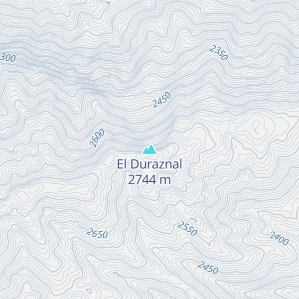 Map of El Duraznal