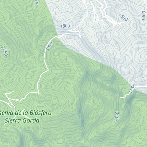 Map of Cerro El Infiernillo