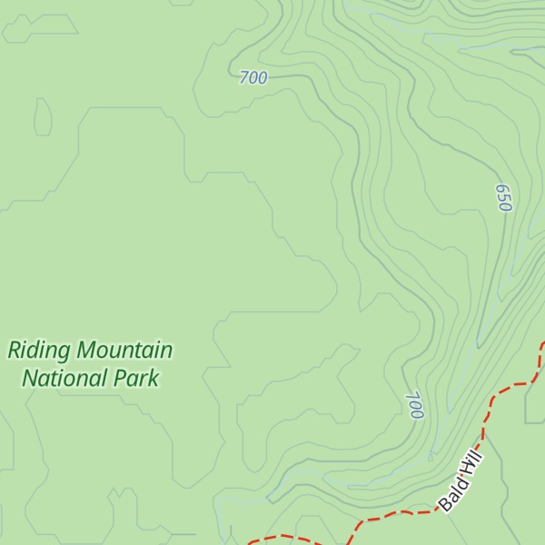 Map of Riding Mountain