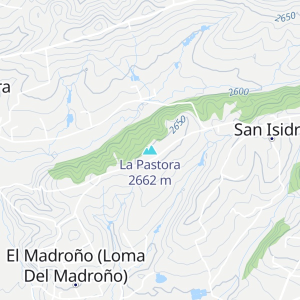 Map of La Pastora
