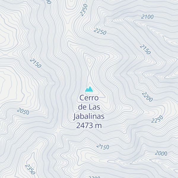 Map of Cerro de Las Jabalinas