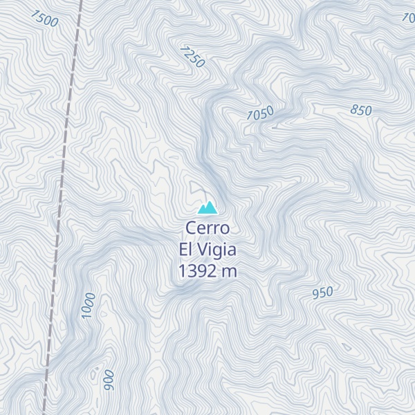 Map of Cerro El Vigia