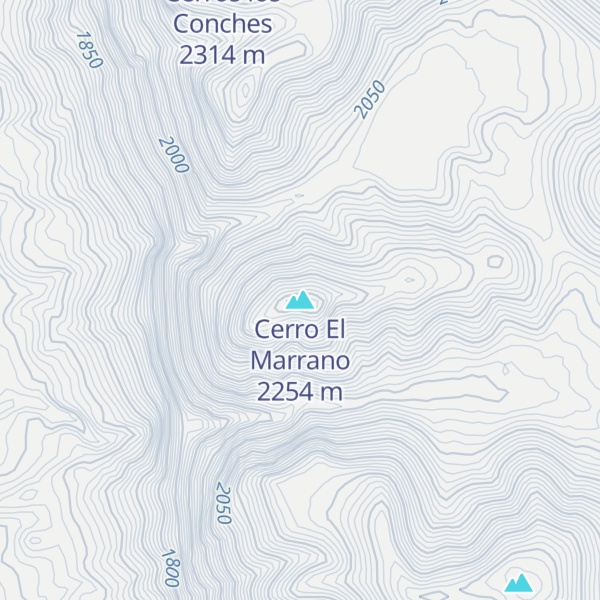 Map of Cerro El Marrano