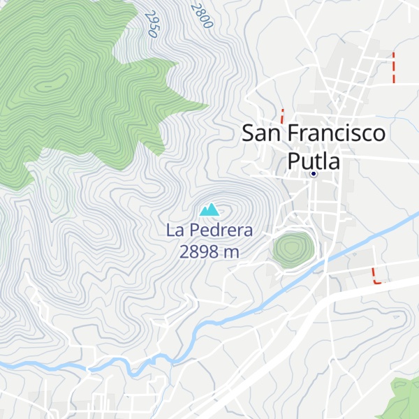 Map of La Pedrera