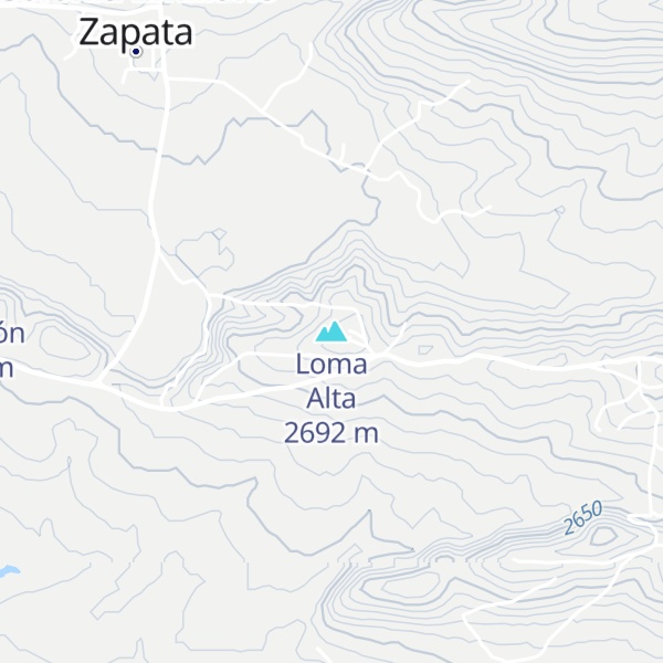 Map of Loma Alta