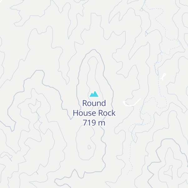Map of Round House Rock