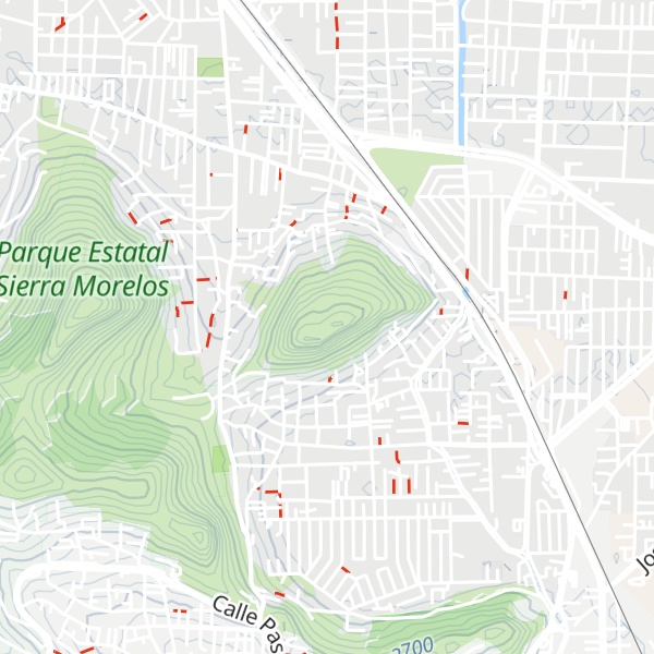Map of Cerro El Barrigón