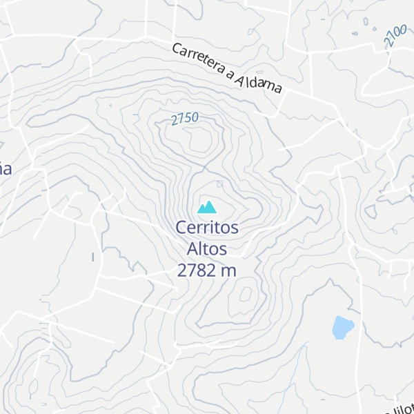 Map of Cerritos Altos