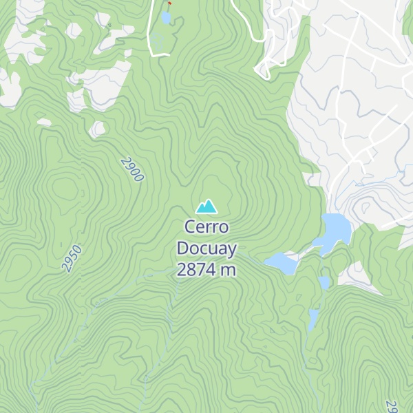 Map of Cerro Docuay