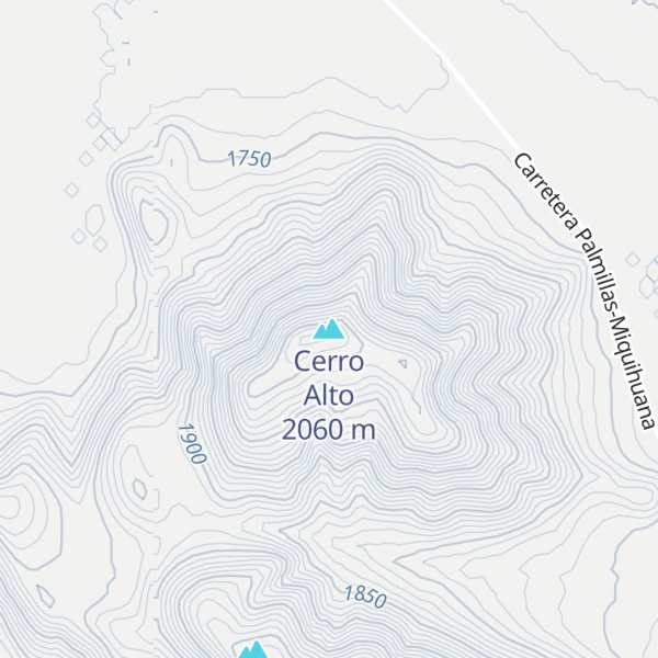 Map of Cerro Alto
