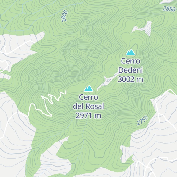 Map of Cerro del Rosal