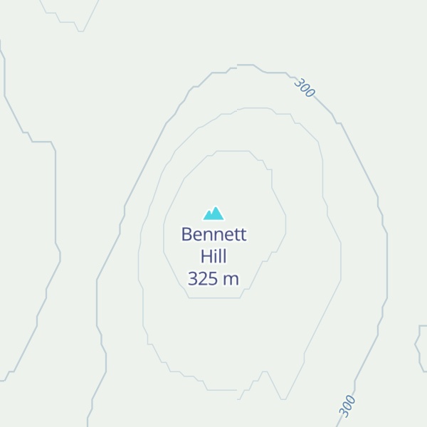 Map of Bennett Hill