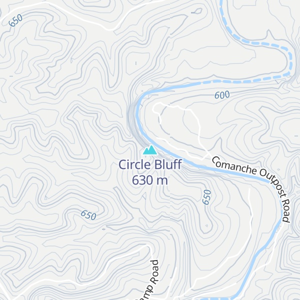 Map of Circle Bluff